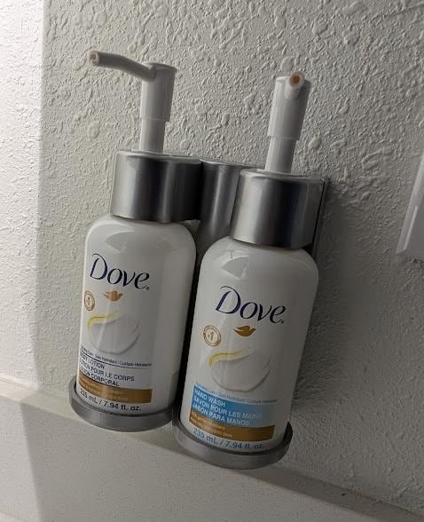 dove bathroom soaps and lotion