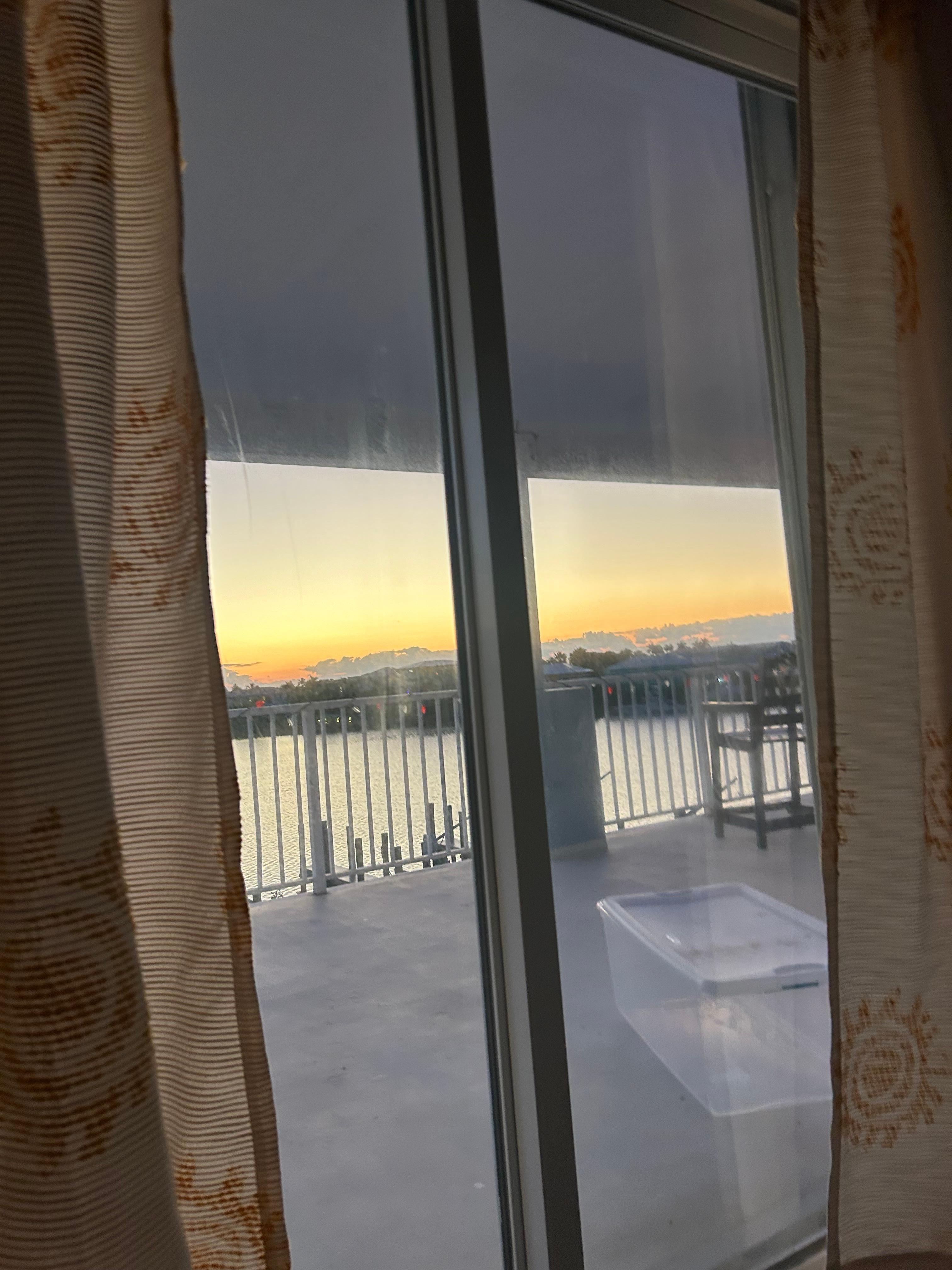 Sunrise from master window