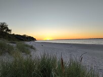 Surendorf Sonnenuntergang am Strand