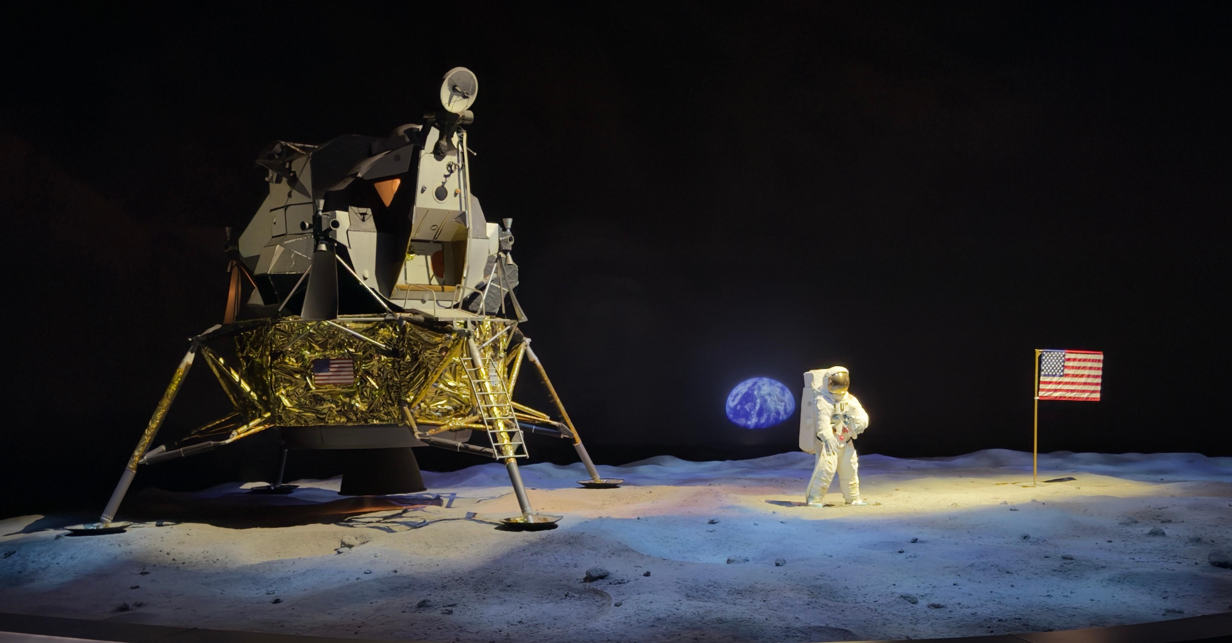 Lunar landing at Kennedy Space Center.