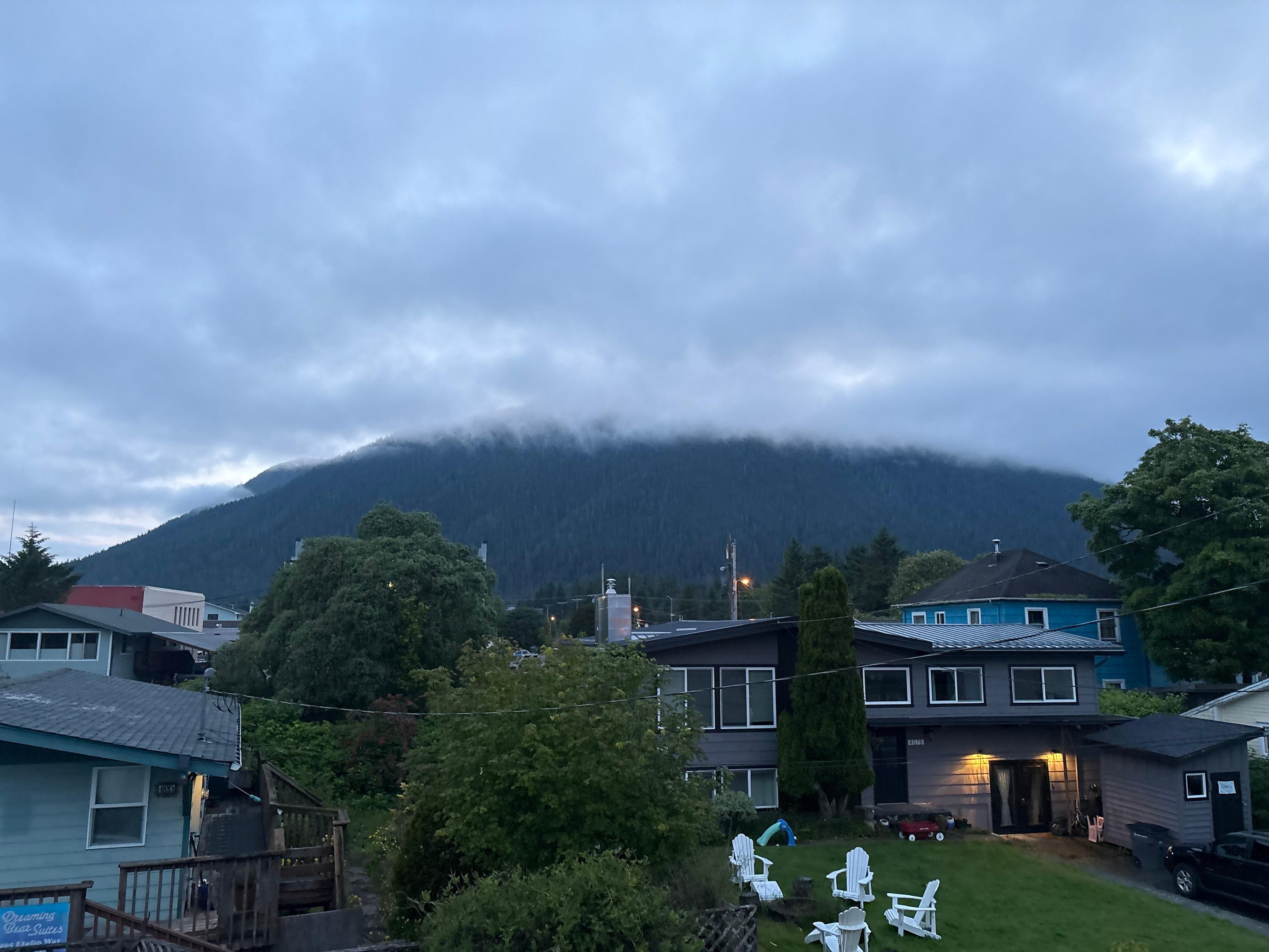 The view from the room.