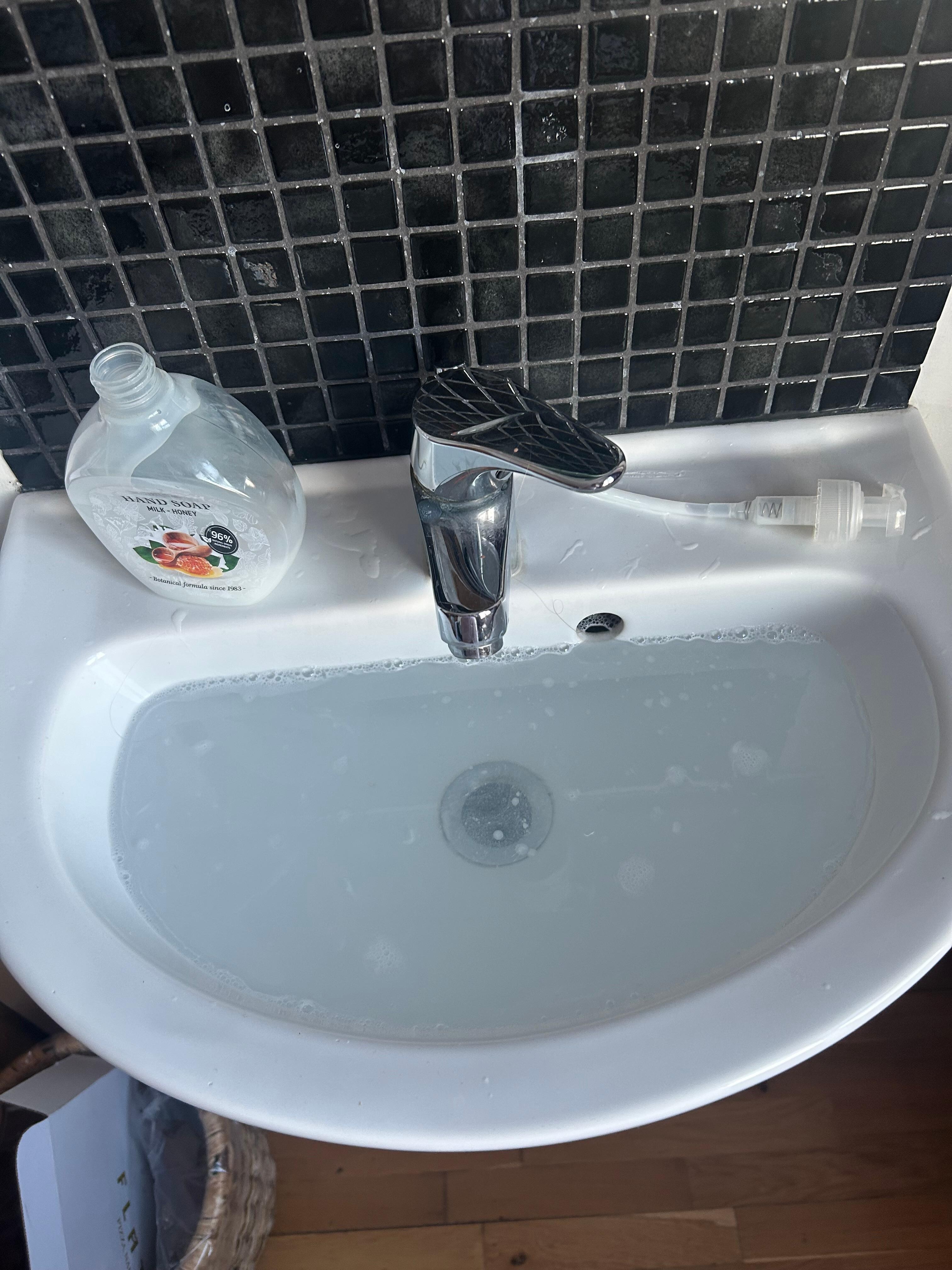 Sink didn’t drain 