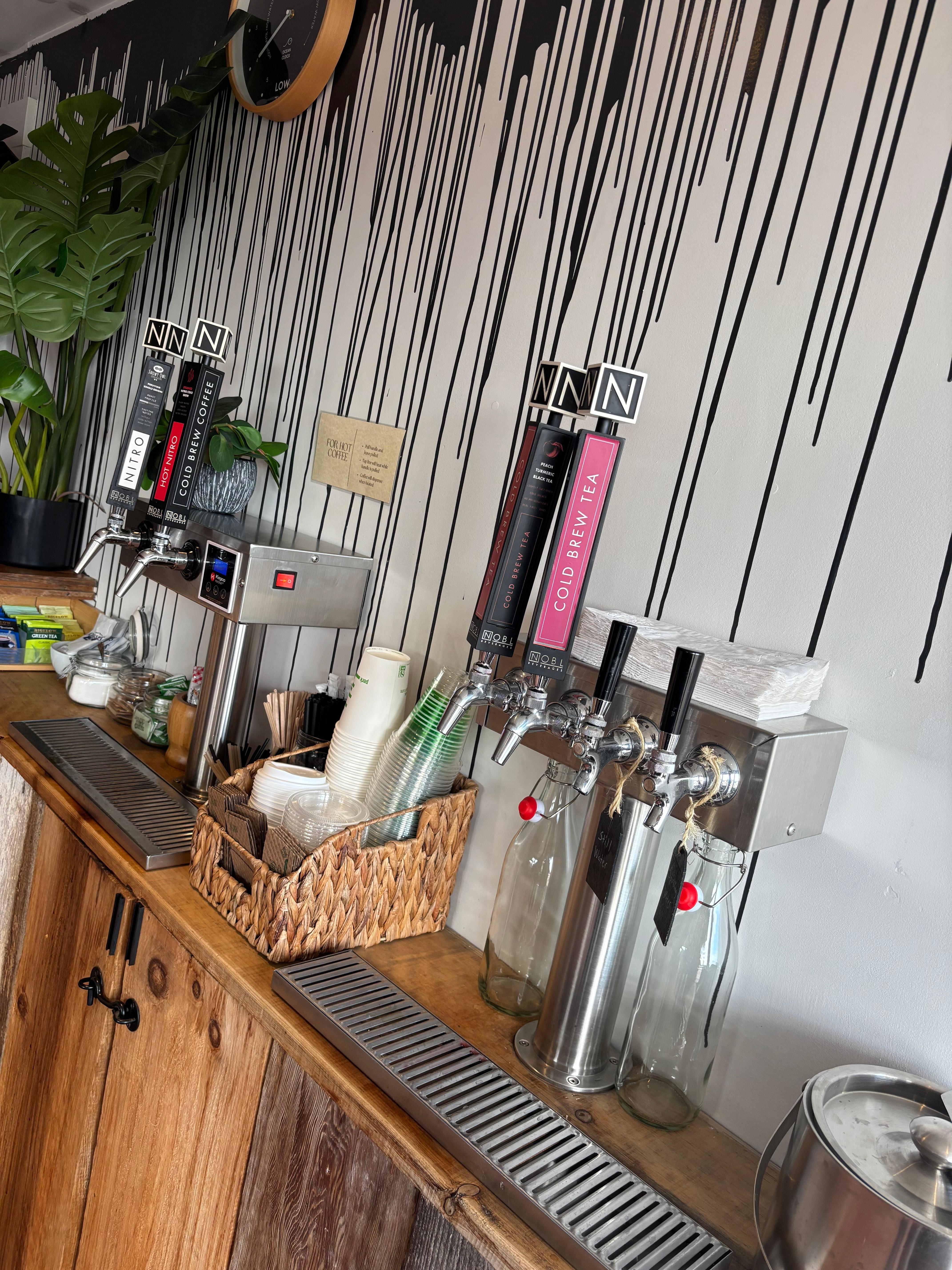 Drinks available on tap!