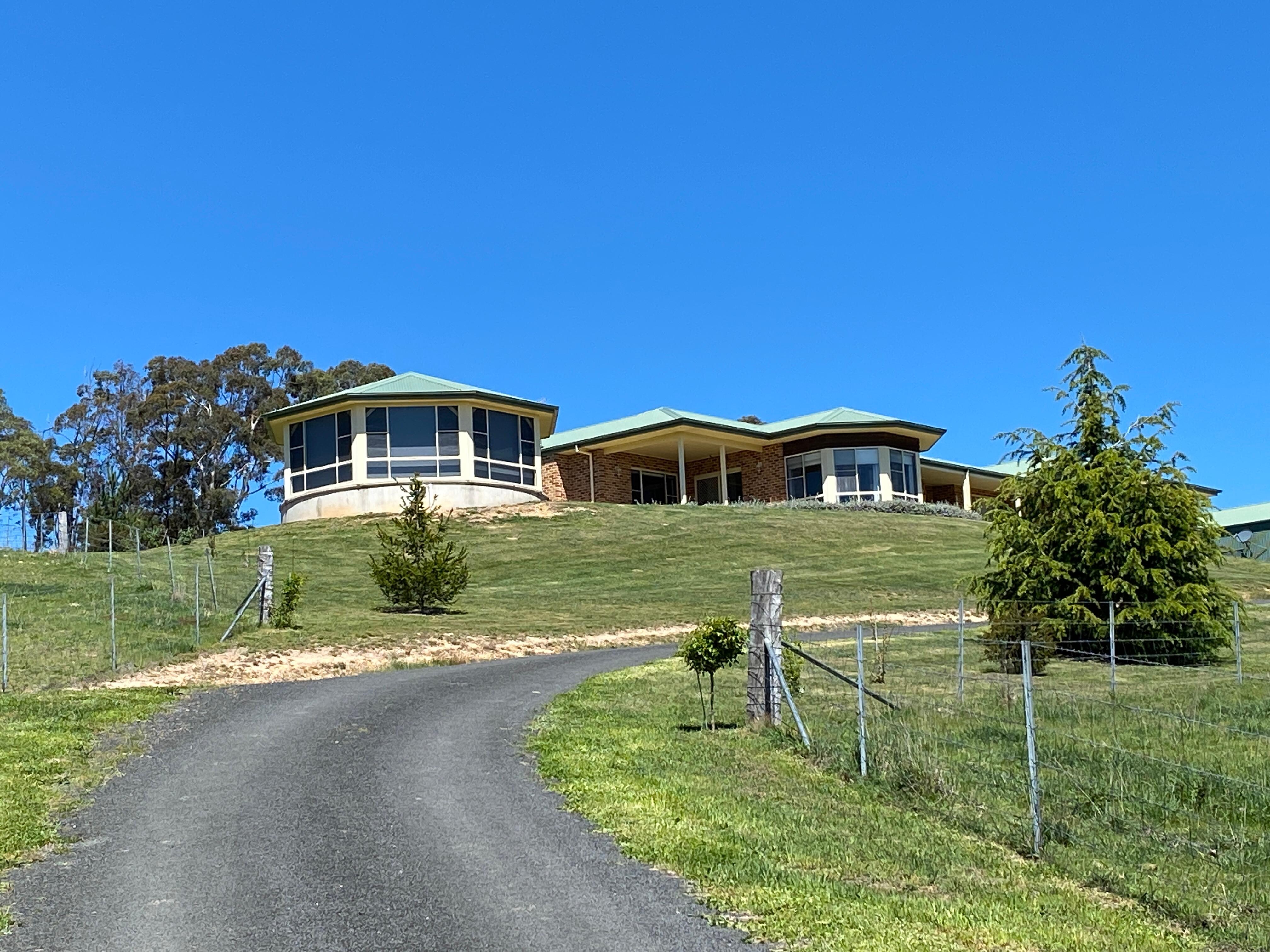 The house taken from the front gate