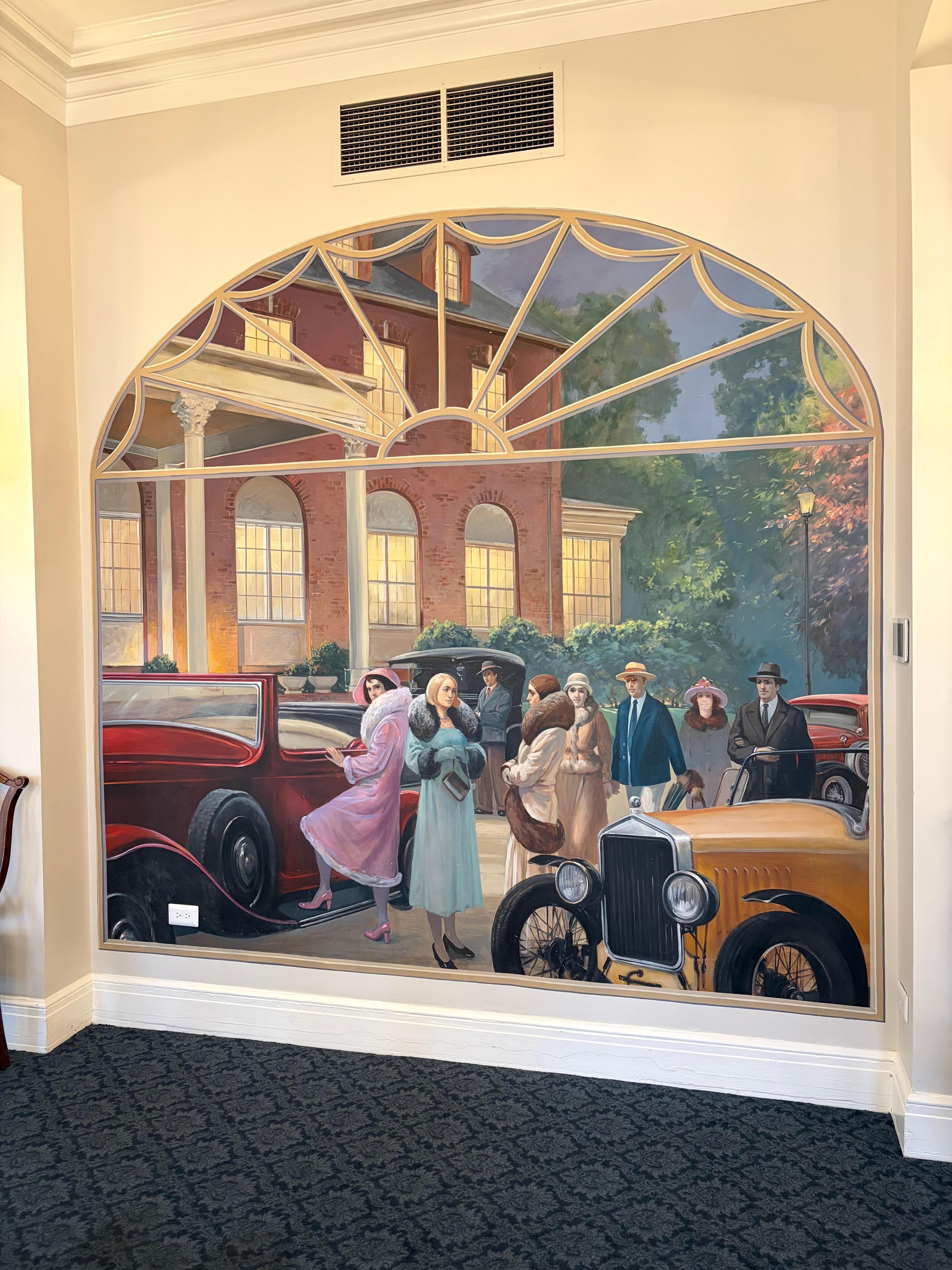 Inside the dining room where I ordered breakfast 