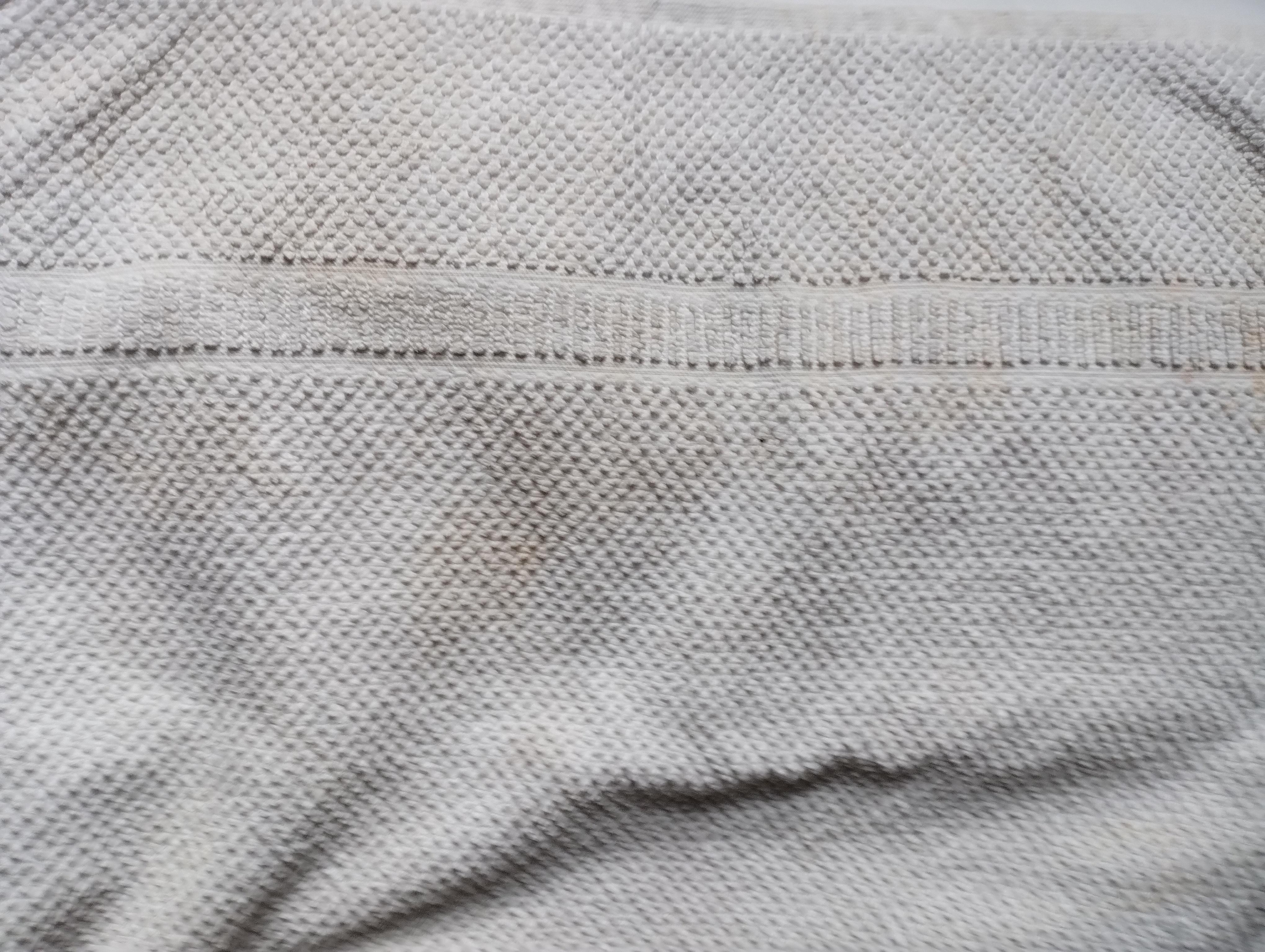Grubby, stained towel