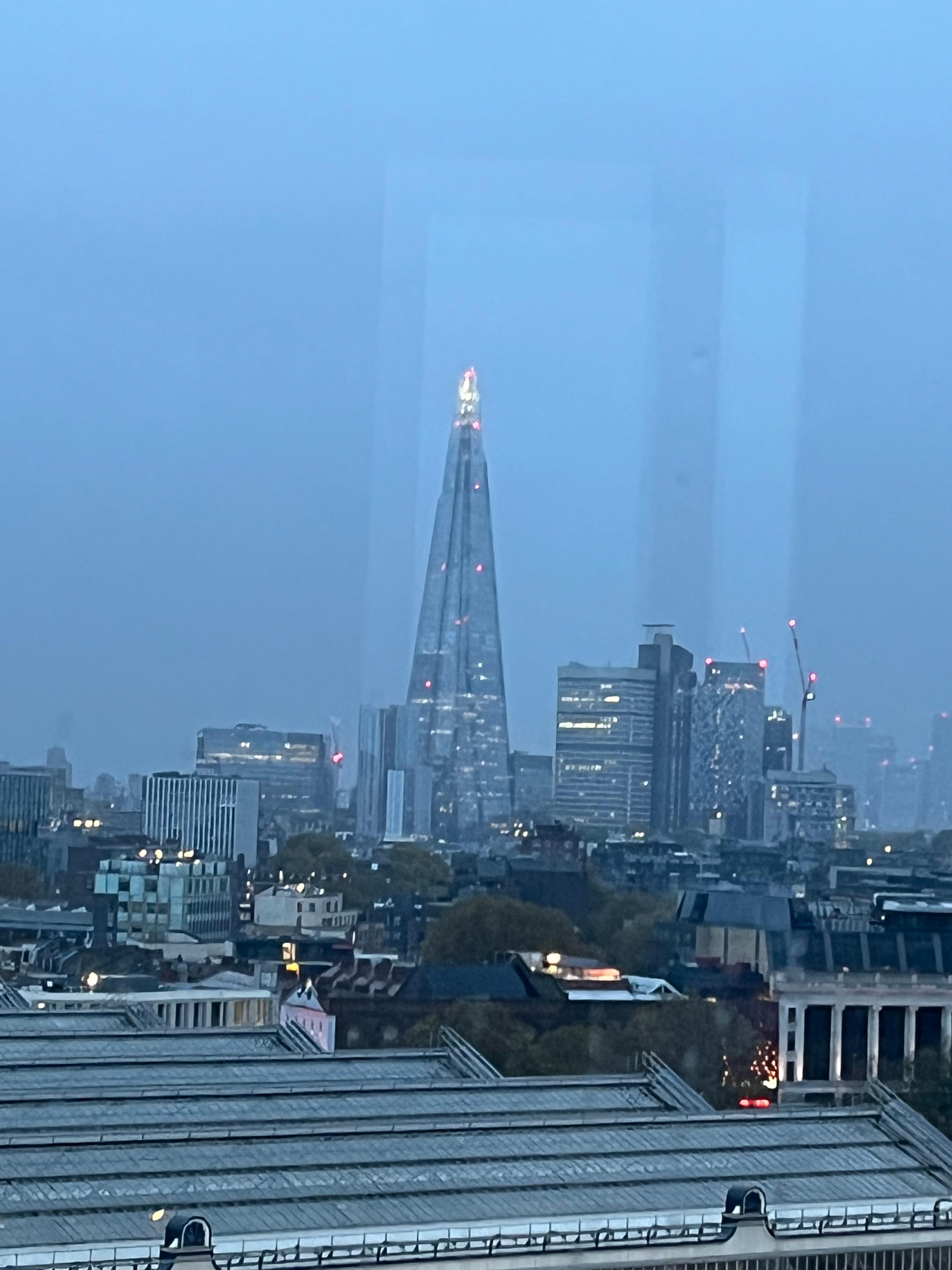 Aussicht vom Zimmer mit Blick The Shard 