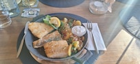 Fischplatte Hafenblick