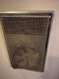 Heating fan.
