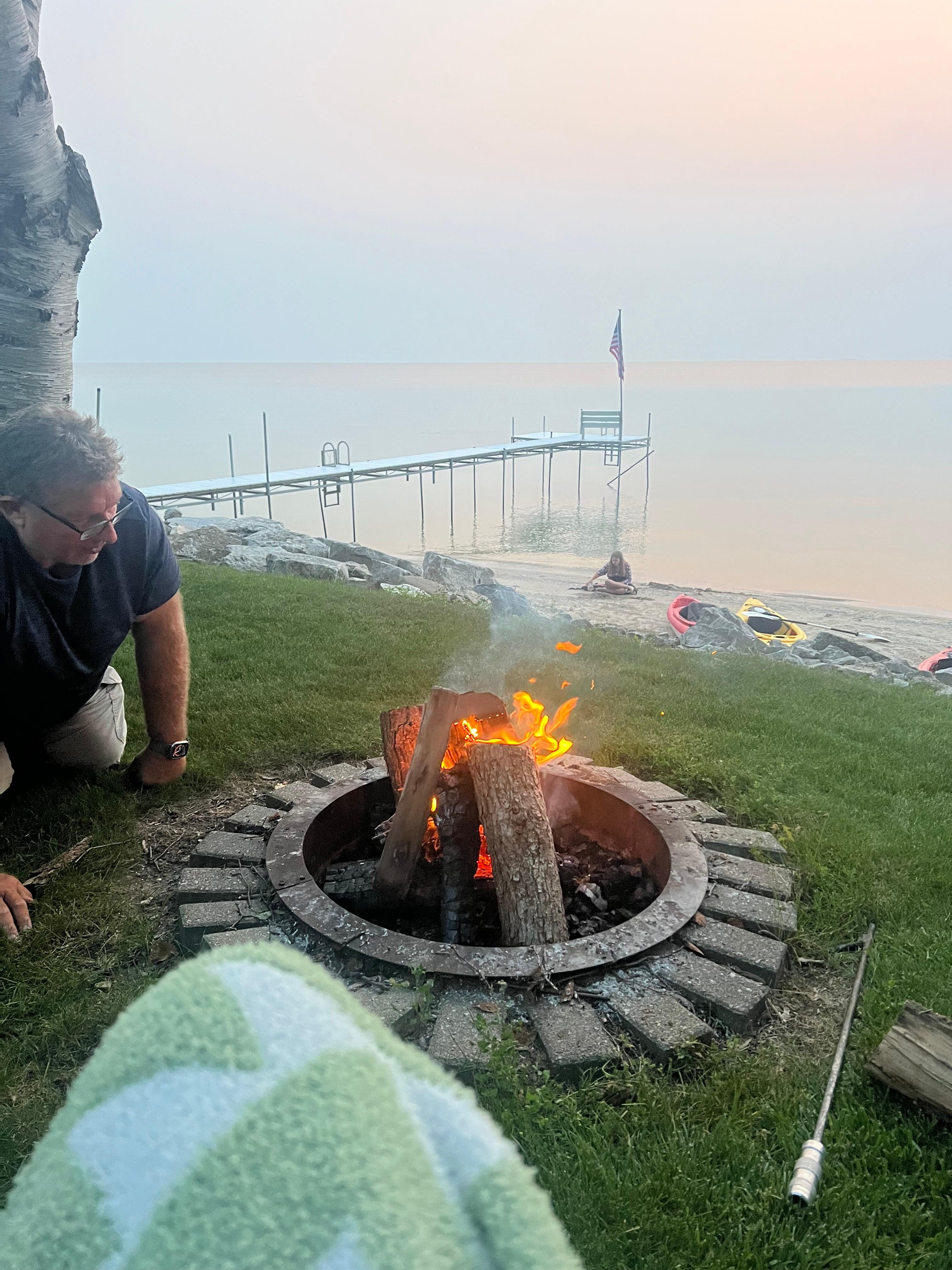 Had everything to have a beautiful fire every night 