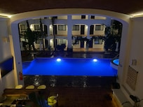 Pool at night