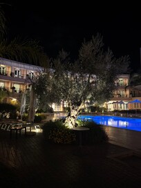 Área de lazer do hotel