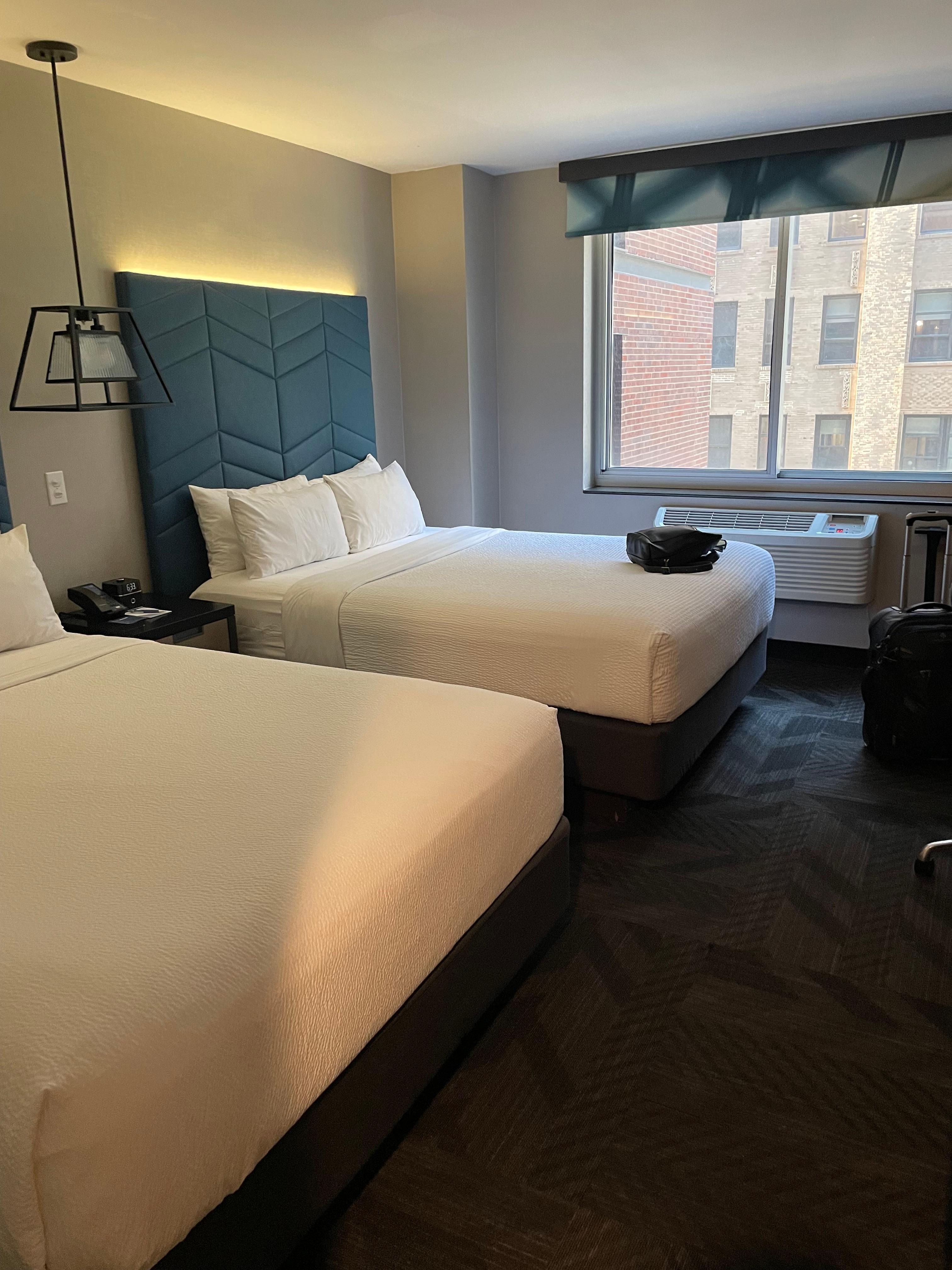 Bad window, good beds.