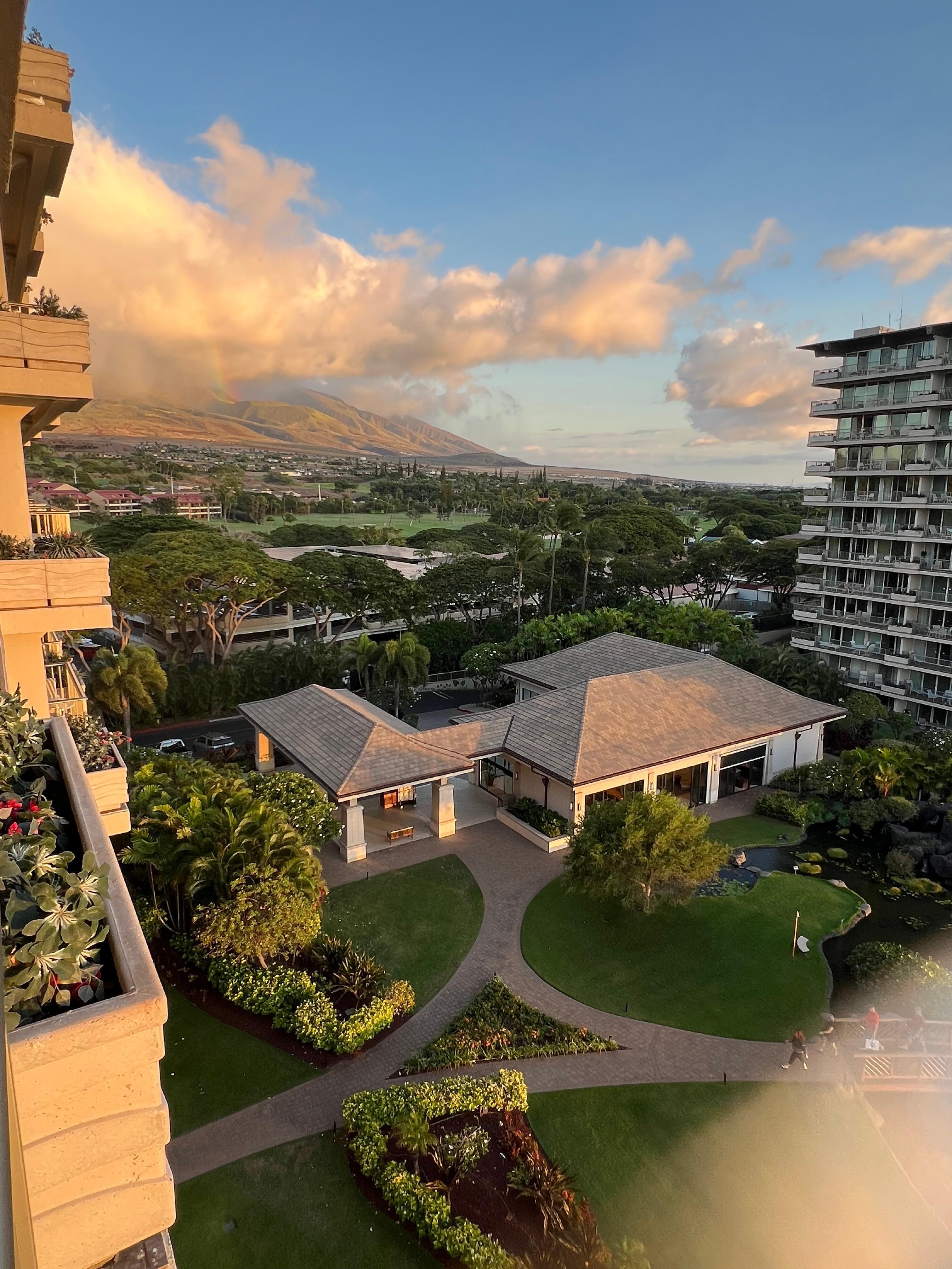 Looking left on the lanai 