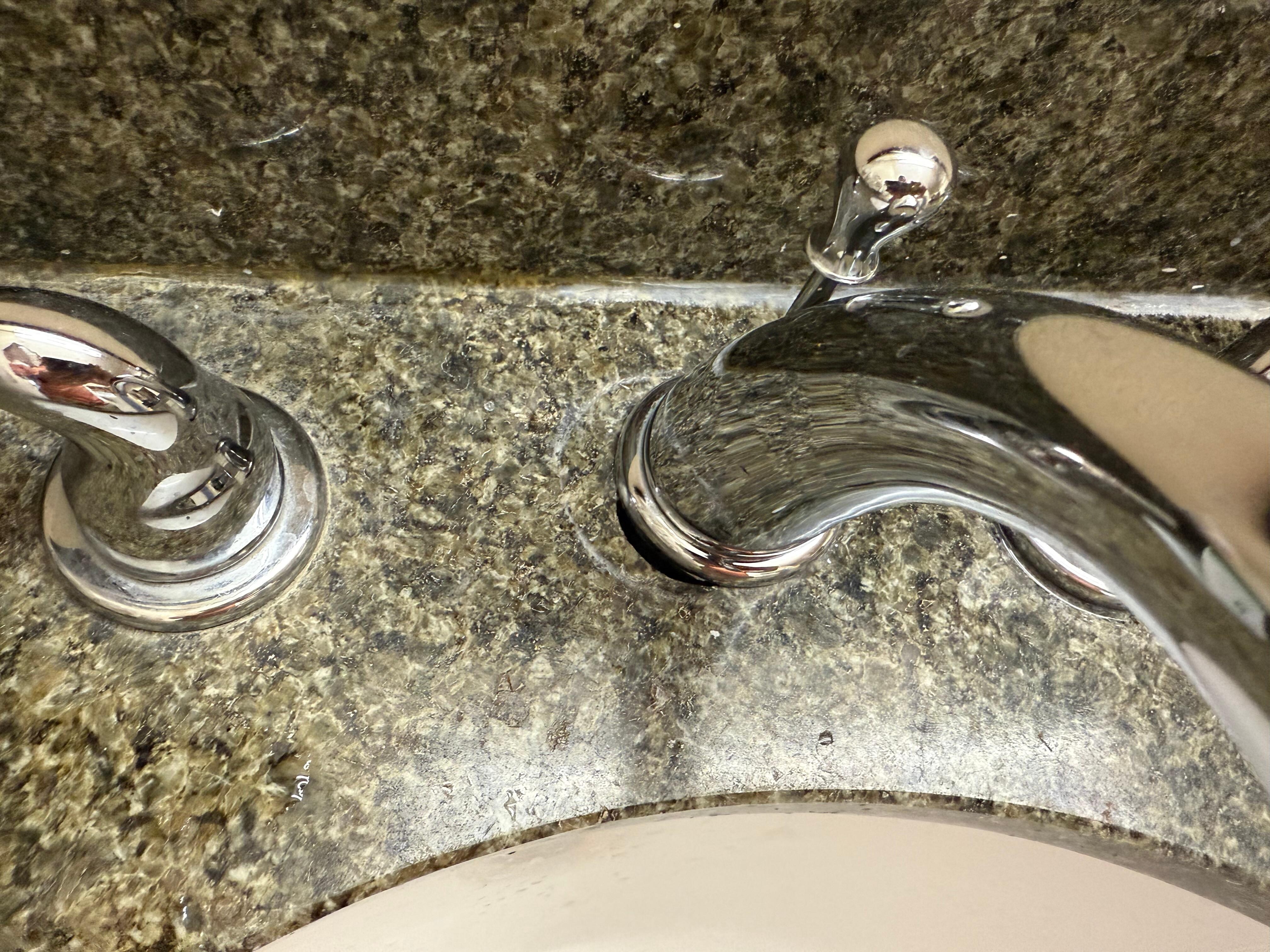 Faucet hole not covered