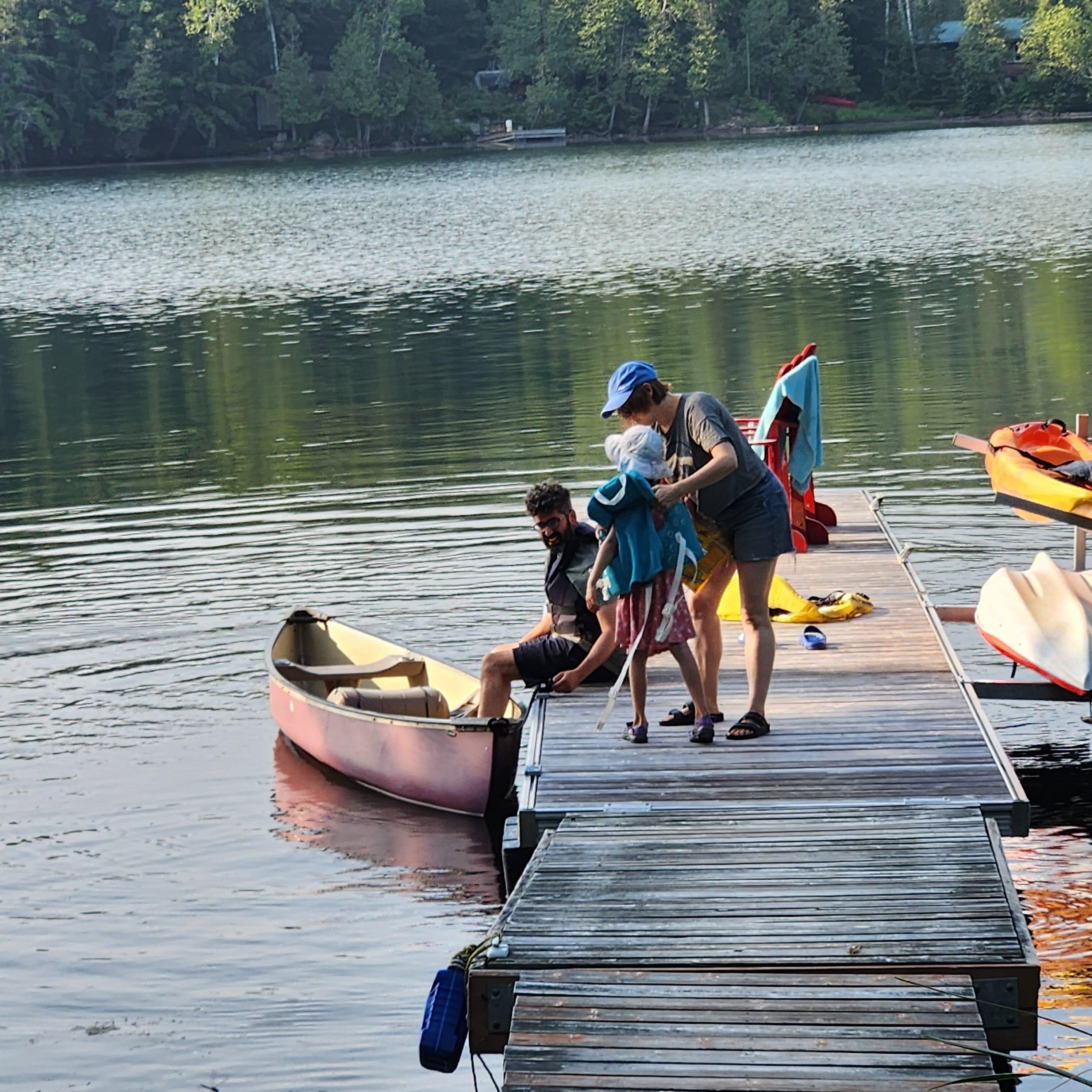 Getting ready to go out on the lake.