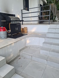 Falling backwards it would be easy to break an arm or leg.