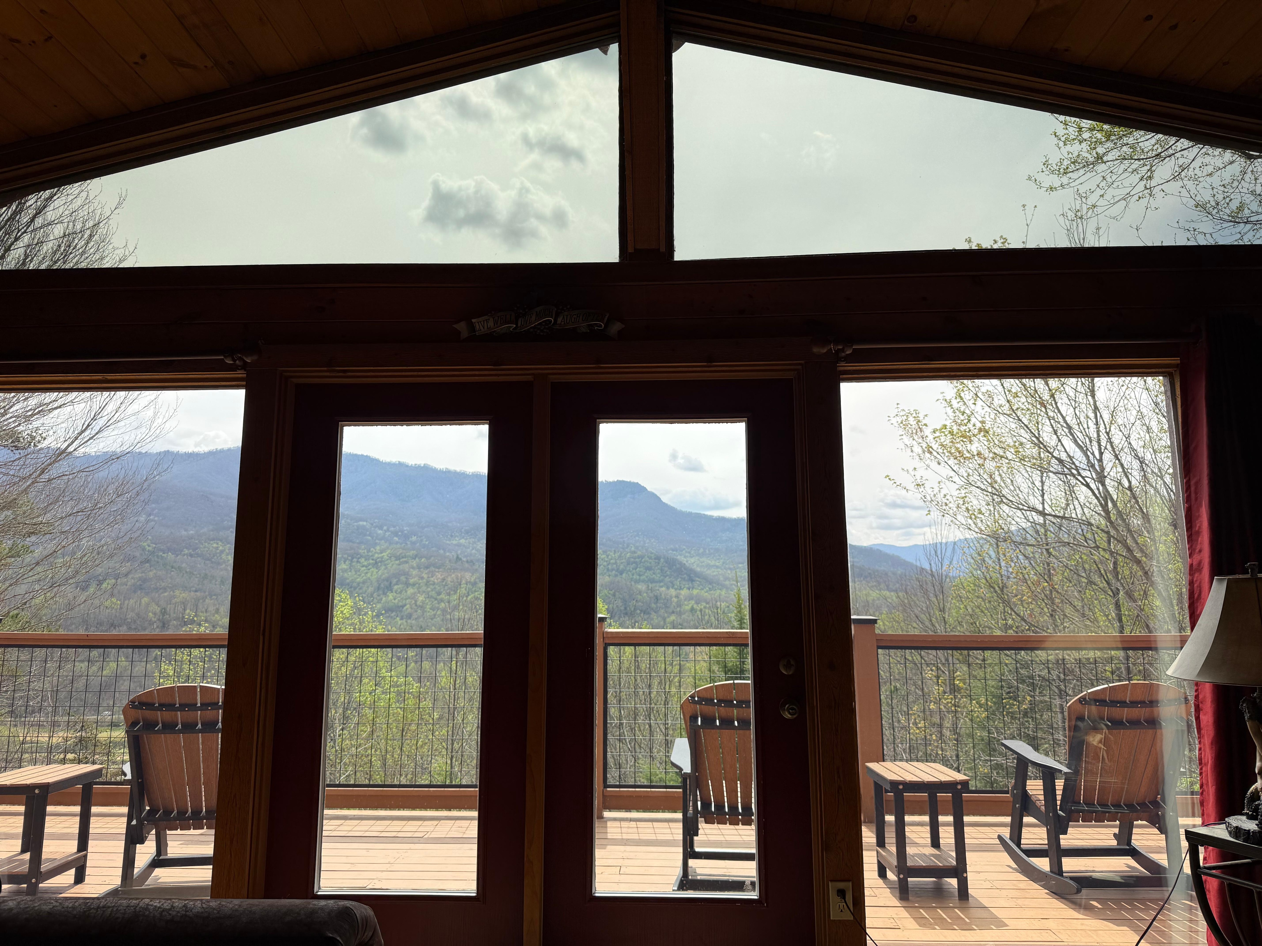 Beautiful view from living room