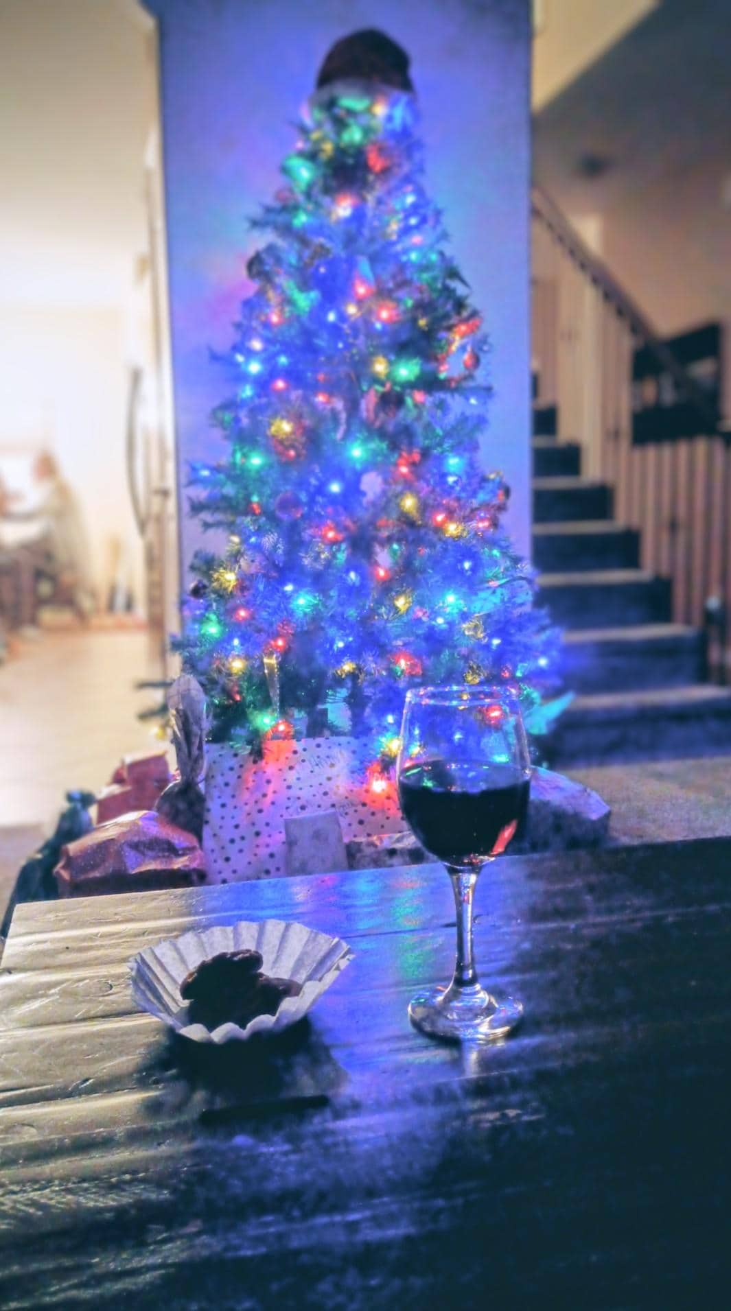 Cookies and soda for Santa. All of the kids snug in their beds.