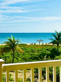 View from covered deck!