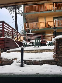 View from the room w patio view 1st floor