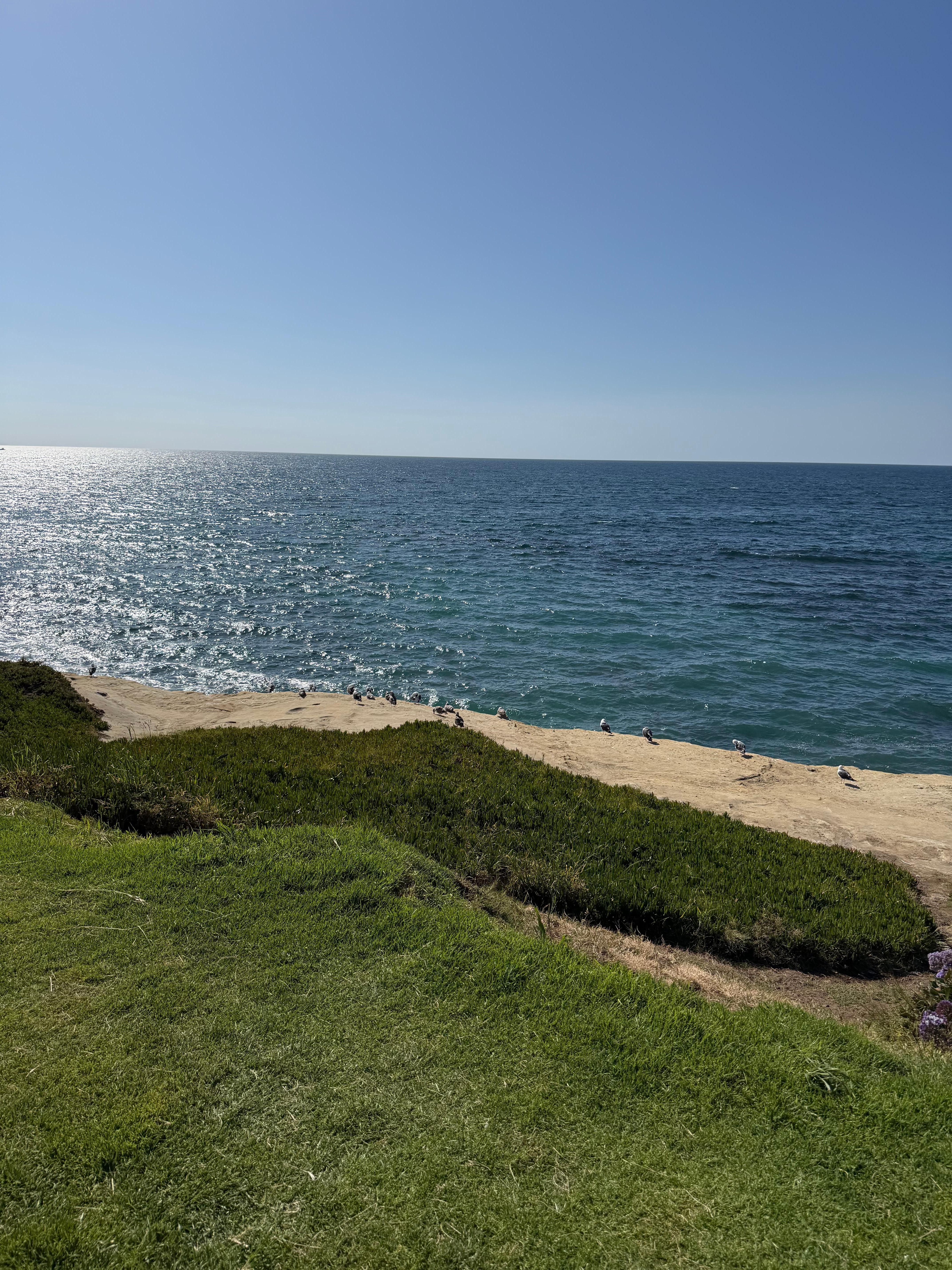Gorgeous view and flat area to sit directly across the street. 