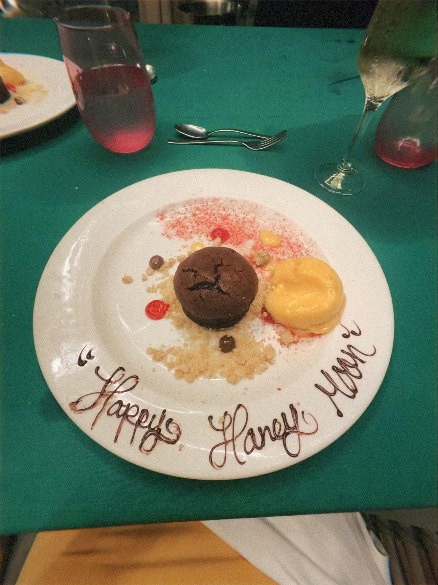 Had a great dinner on the beach! 
