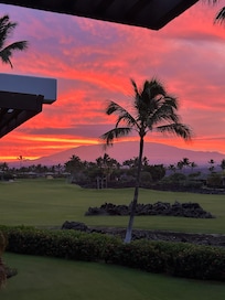 Sunset from the lanai