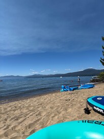 The private beach view.