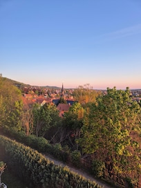 Ausblick aus dem Fenster.