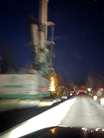 Sorry for the blurry photo but this was what was outside our window for two days.