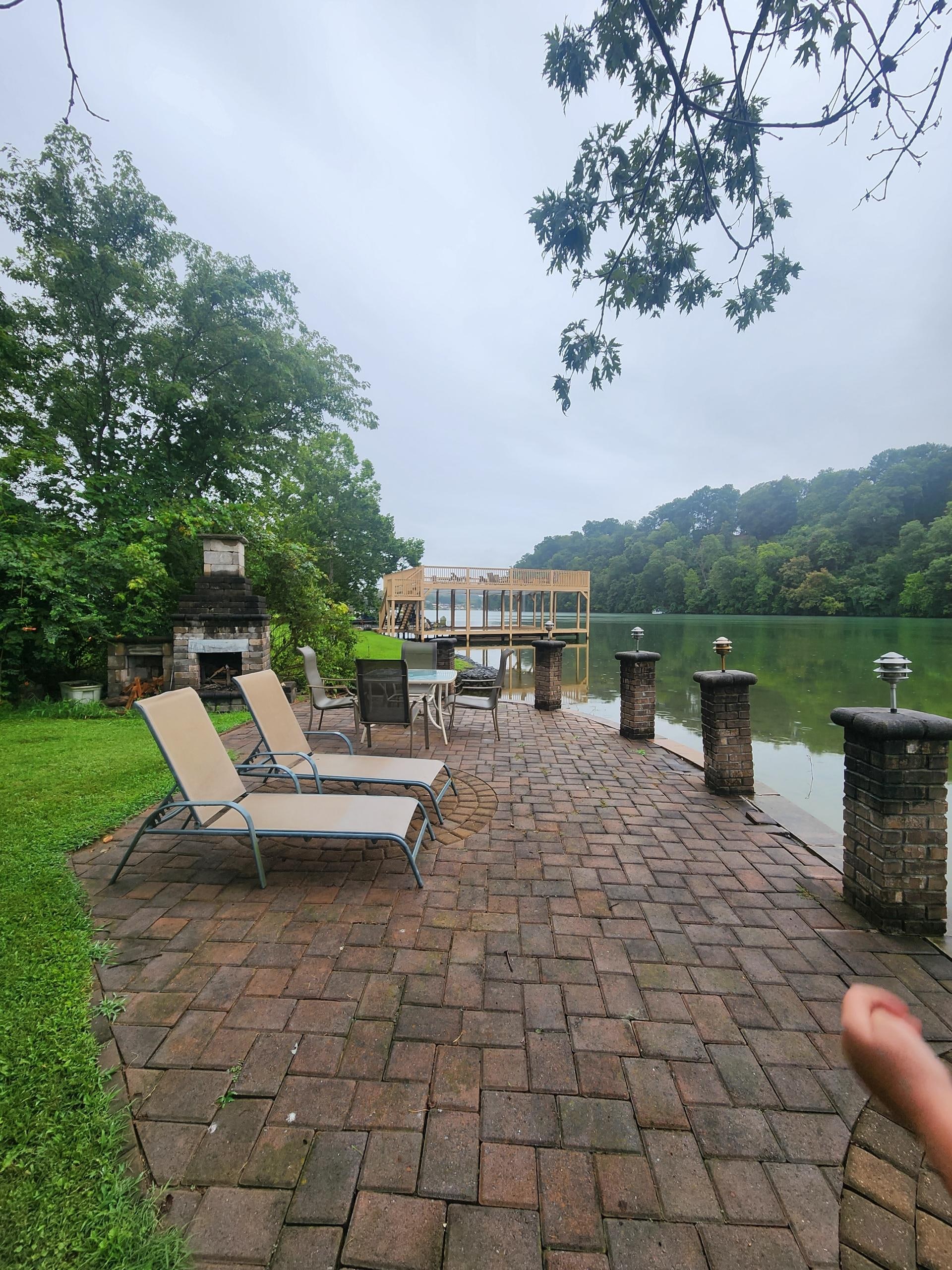 Sitting on the dock watching everyone fish