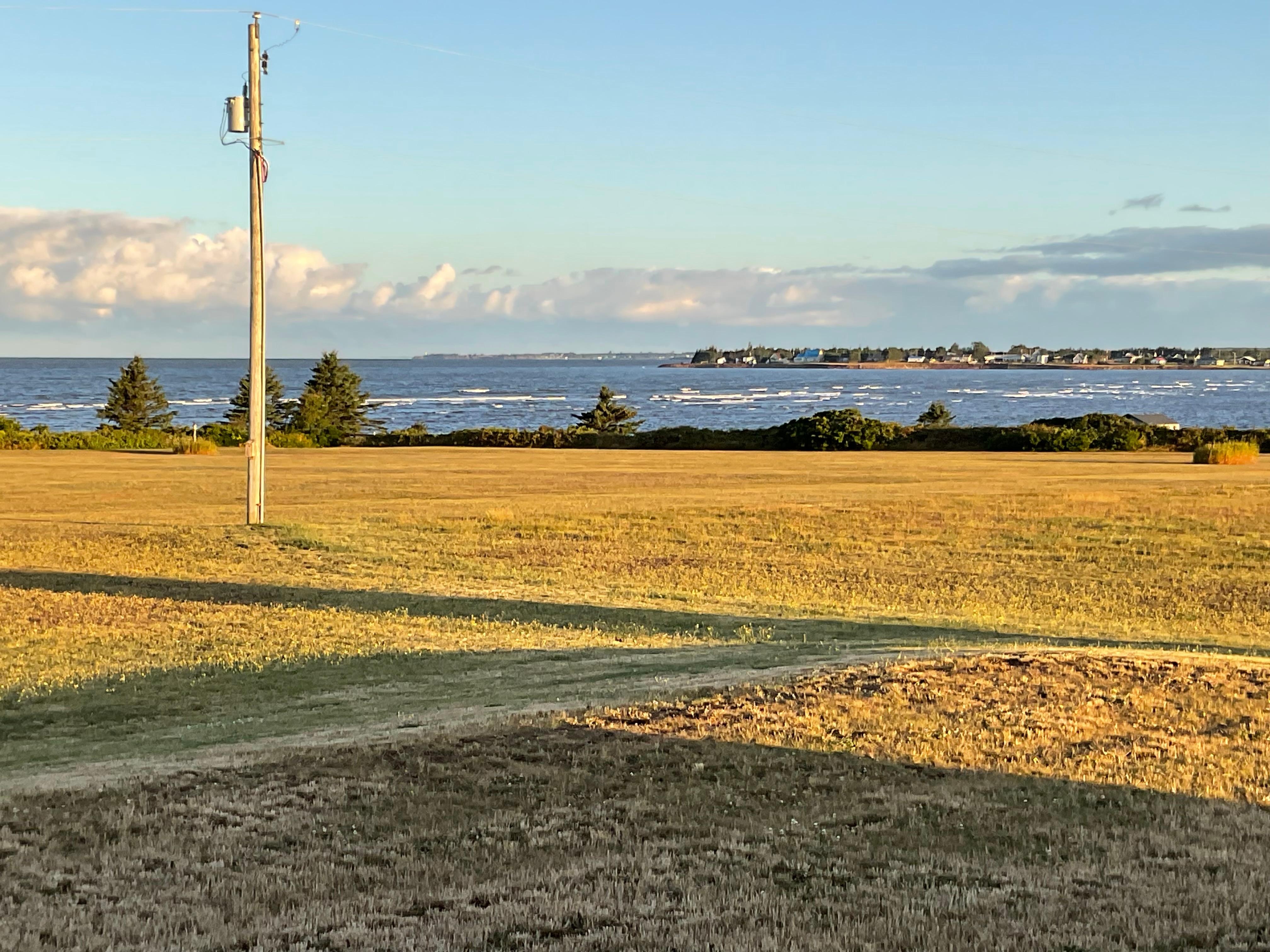 Morning coffee on the deck.