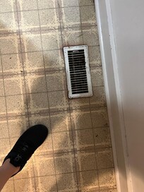 Heating and air vents.