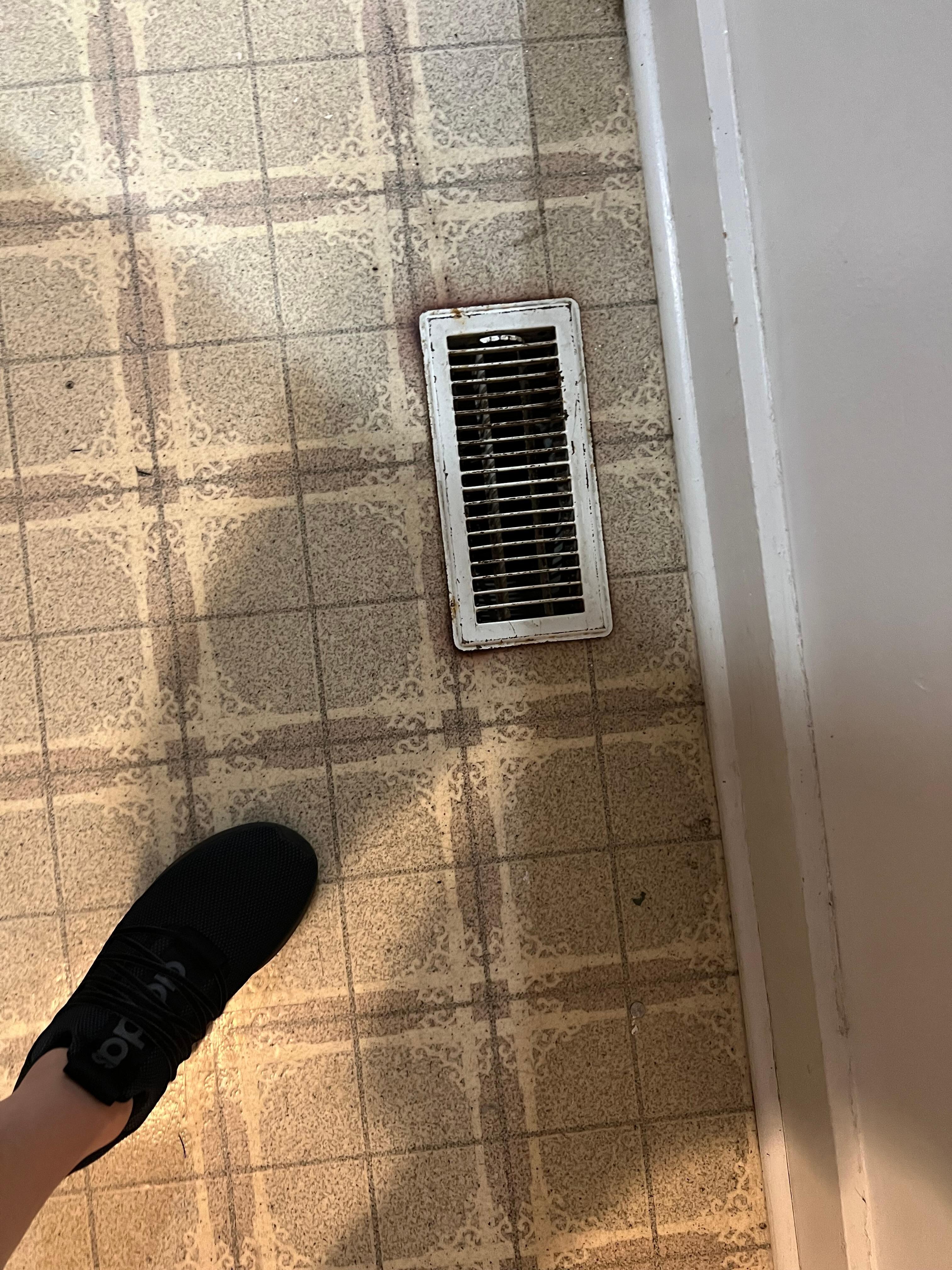 Heating and air vents.