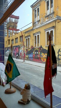 Vista ao tomar o café da manhã