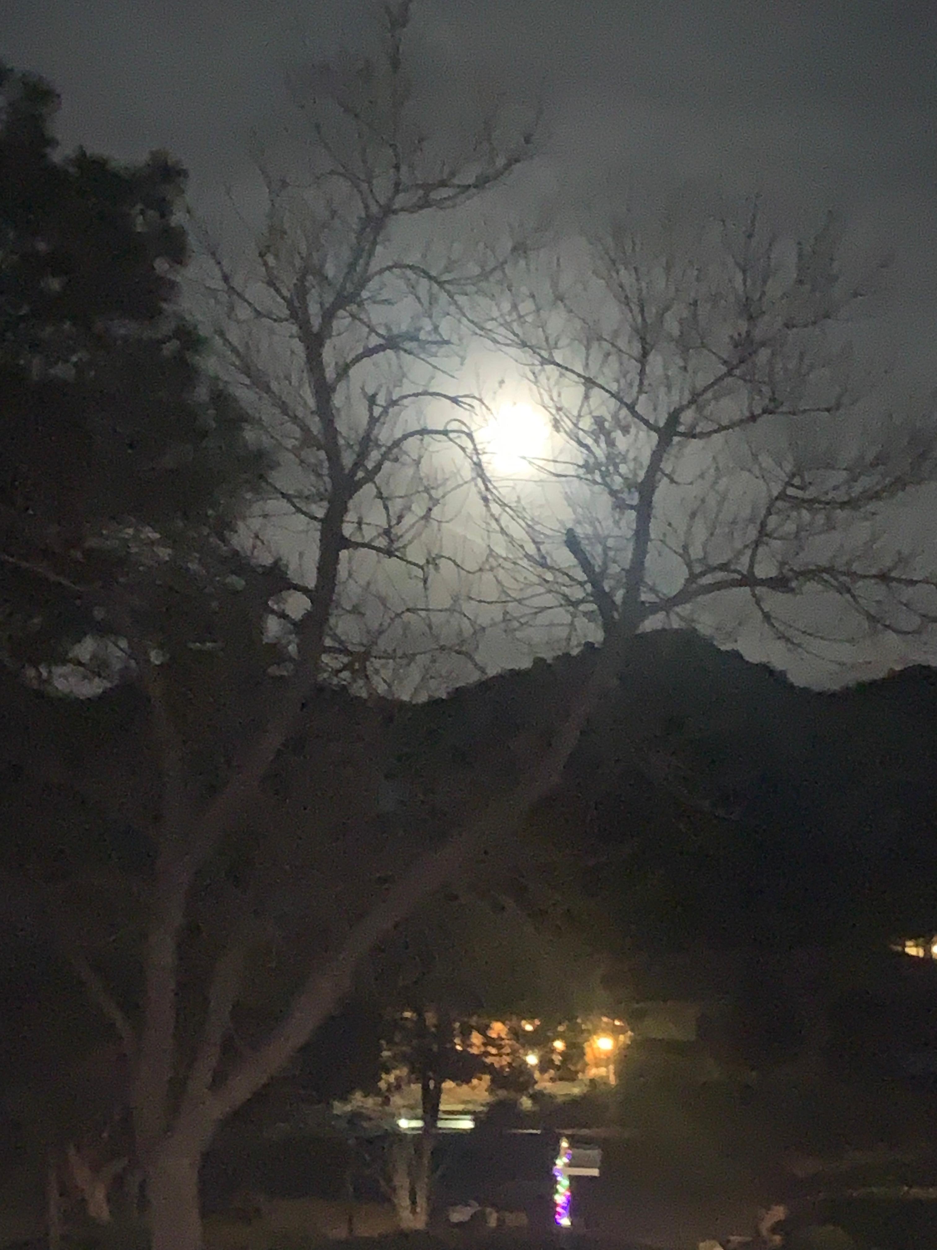 sunset view from the porch