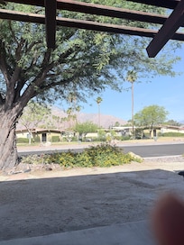 View from the front door
