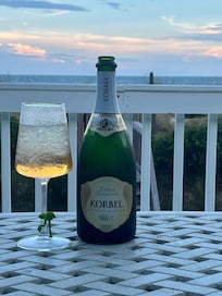 Enjoying the deck