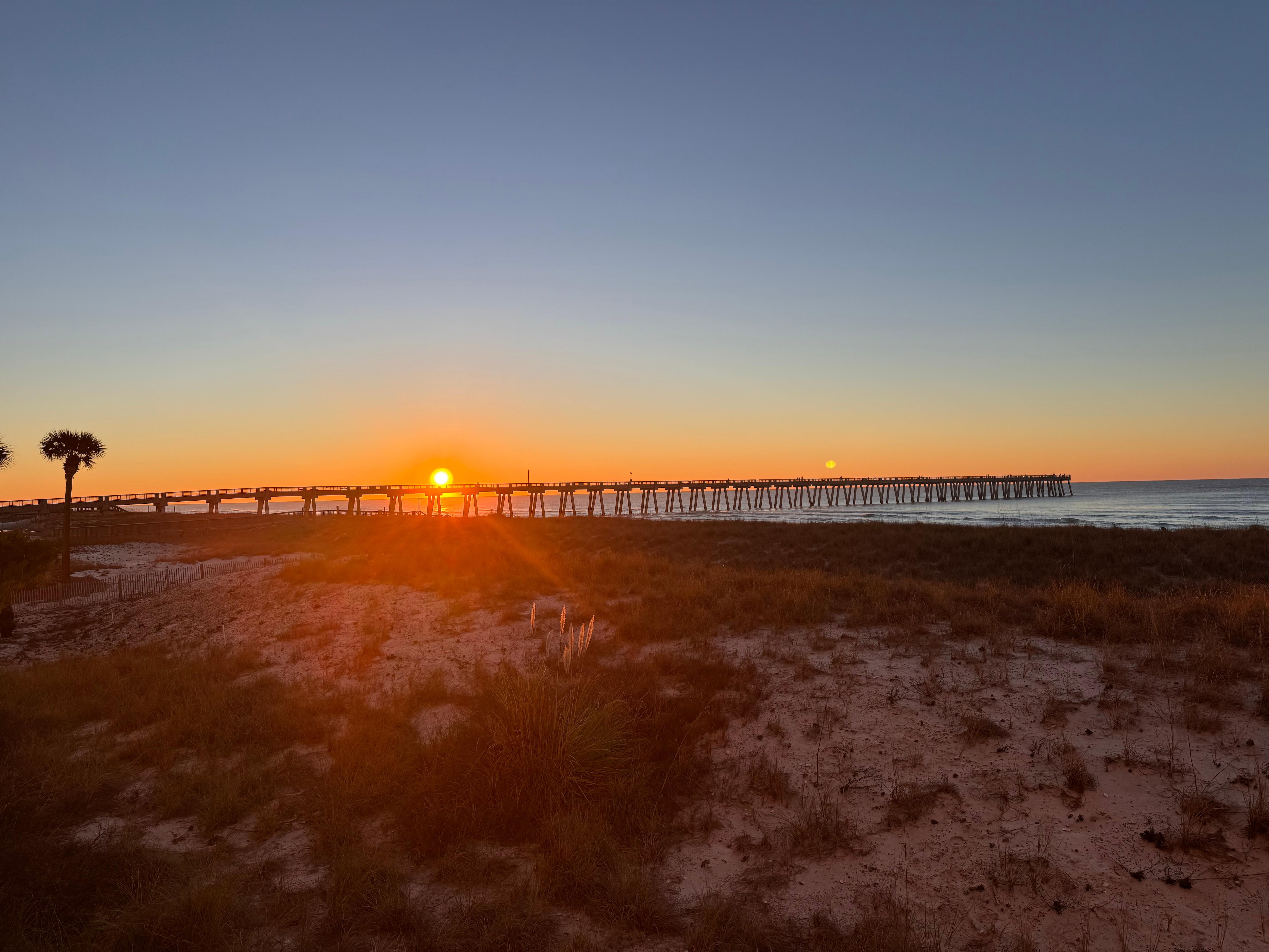 Sunrise from the balcony