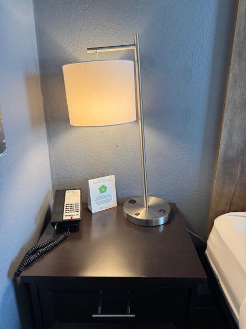 Lamp after straightening.  It was bent over so that it was unusable.