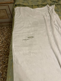 The towel that was provided