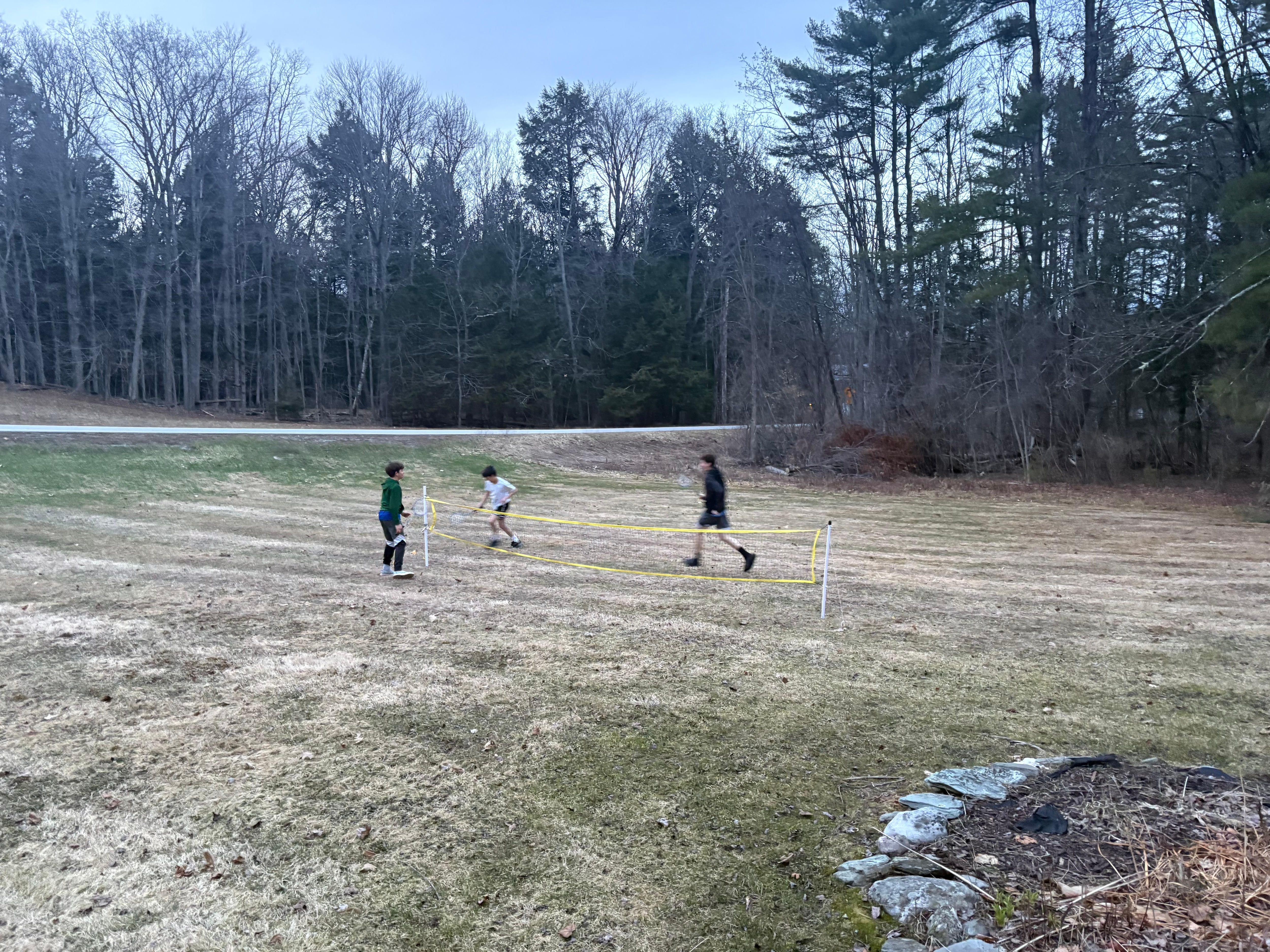 Fun times on the lawn.