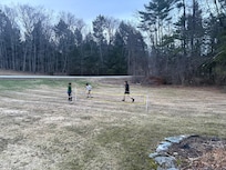Fun times on the lawn.