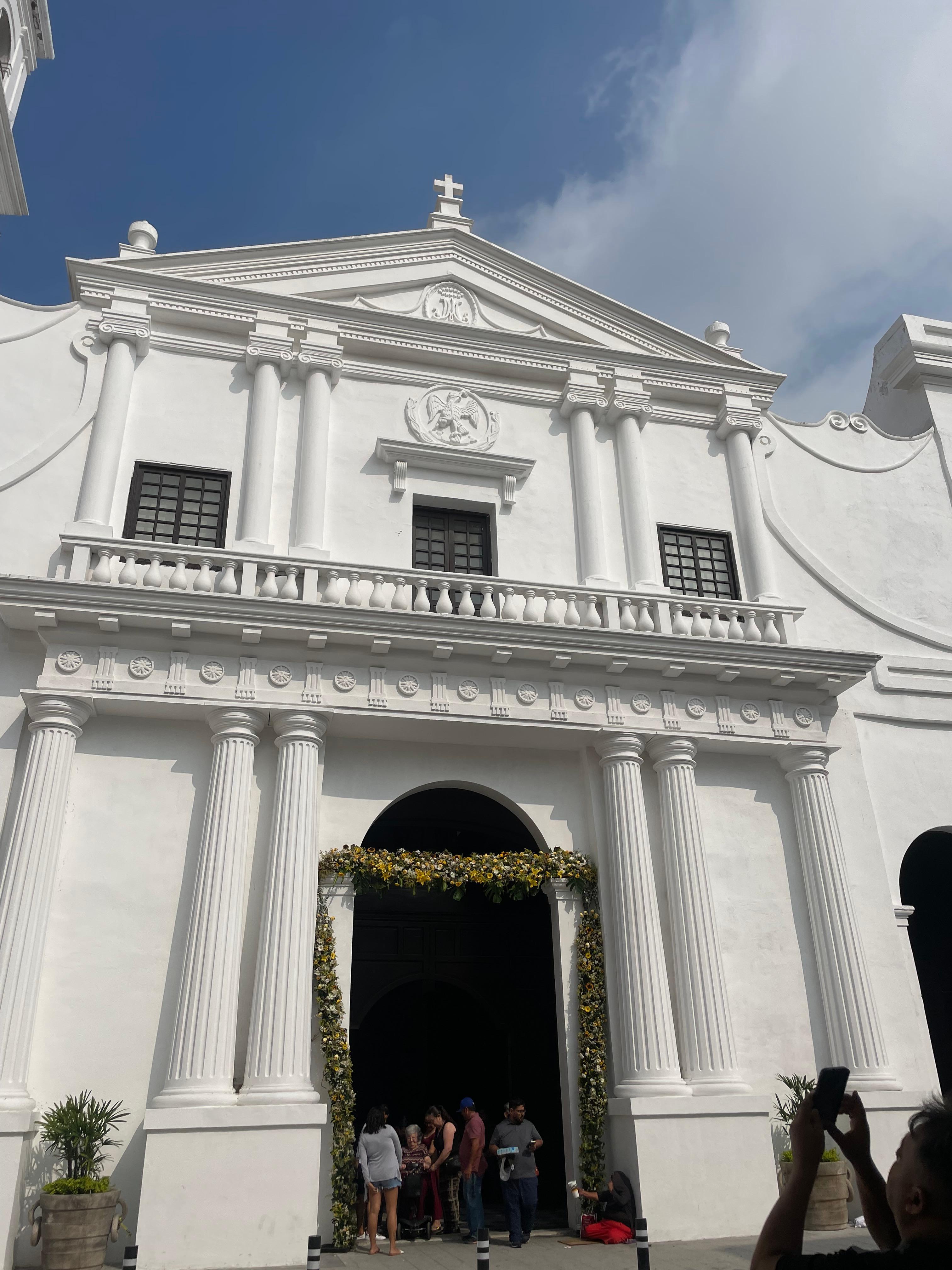 Historical Church in the square. 