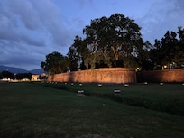 View from the driveway of hotel