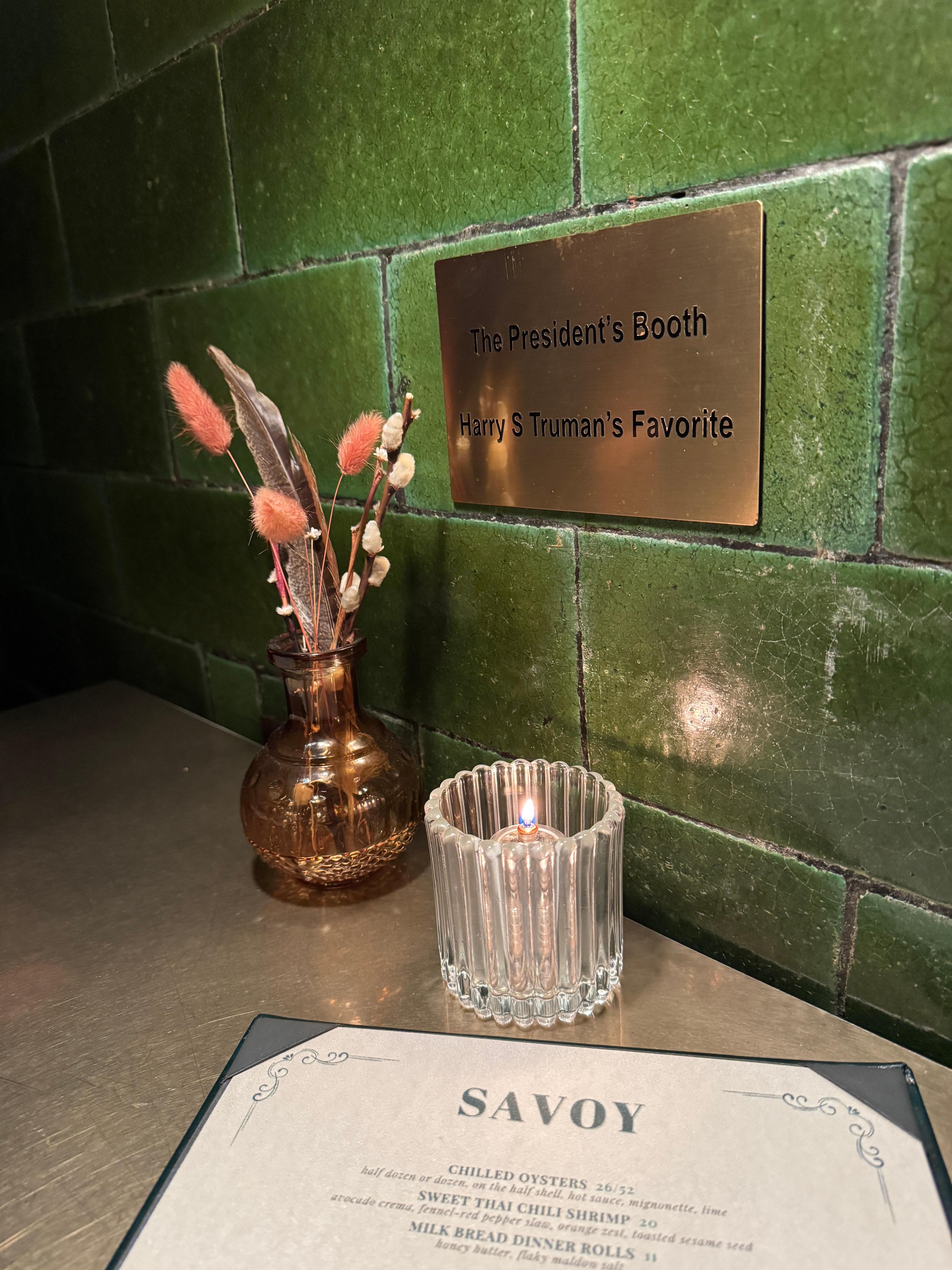 The President’s Booth at The Savoy.