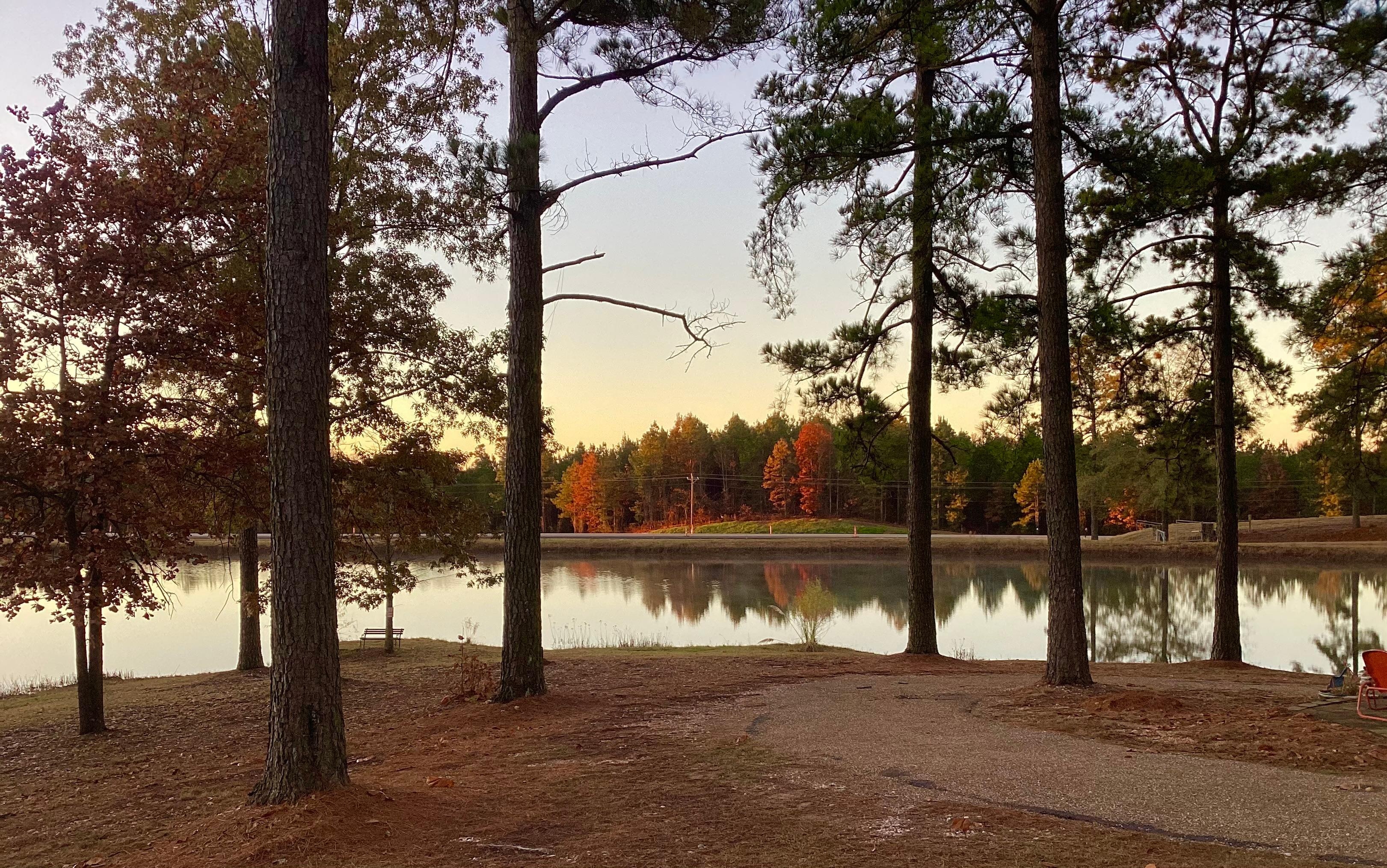 Fishing off the pier