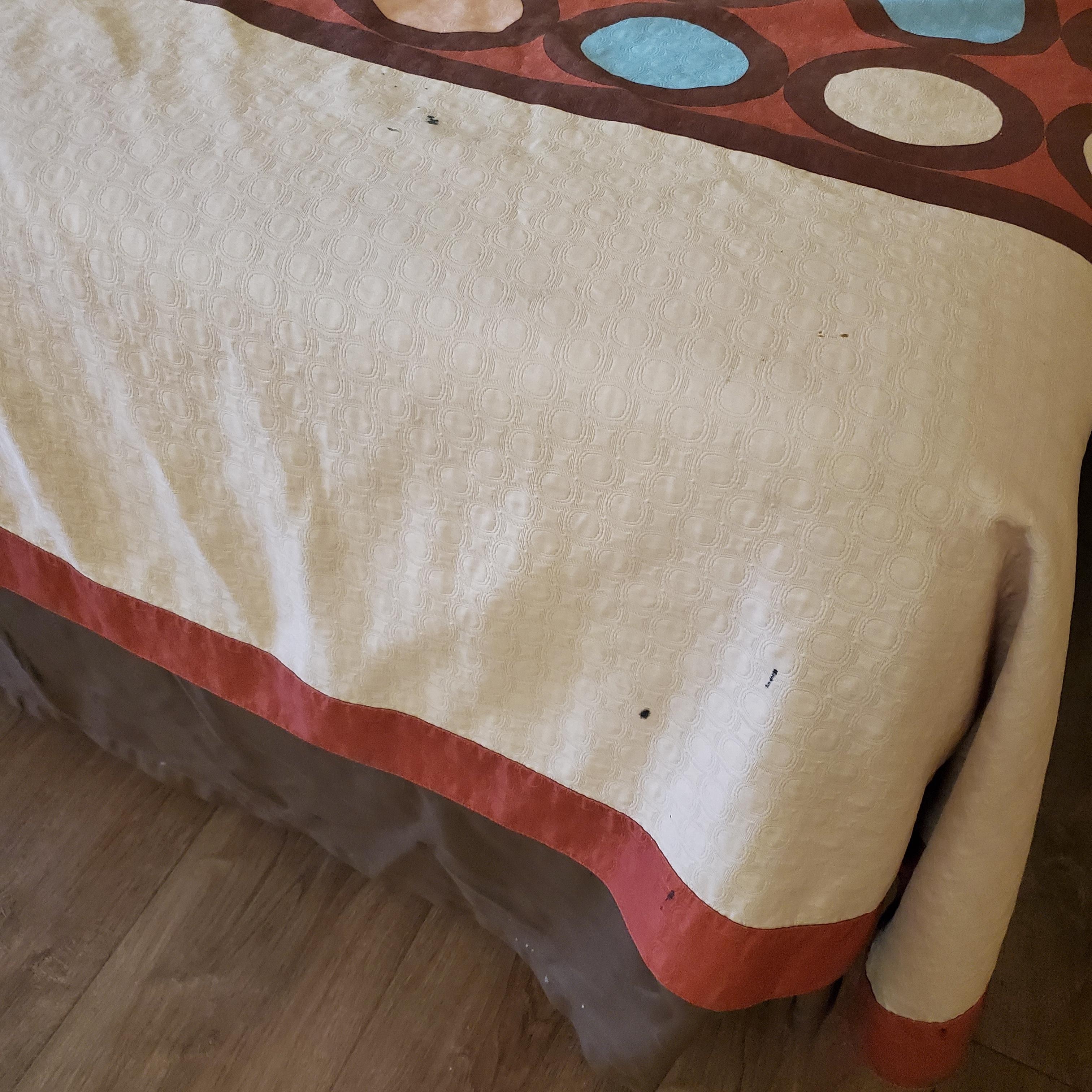 Bedspread stain & dirty