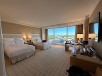 Room with double beds